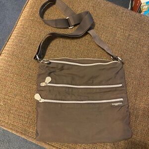 Baggallini gray Crossbody Bag